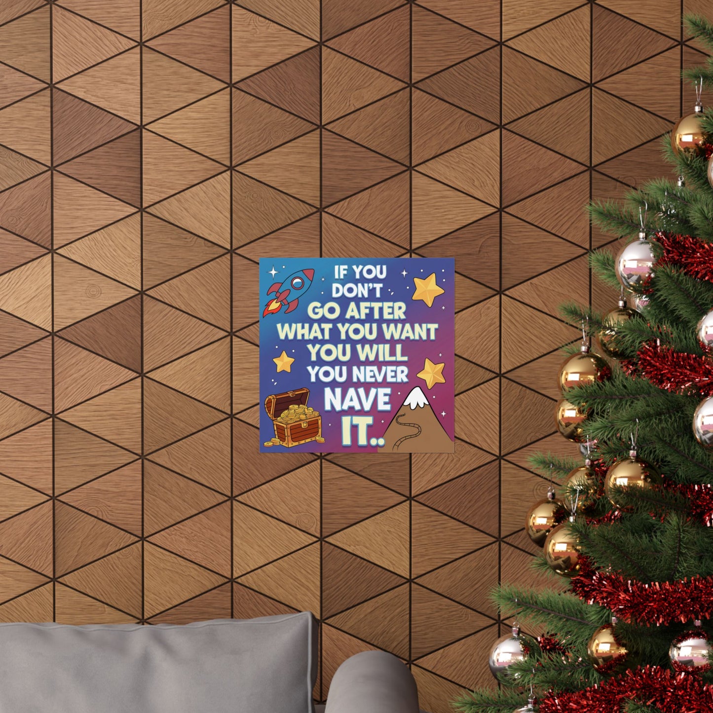 Dream Big Motivational Poster for Kids