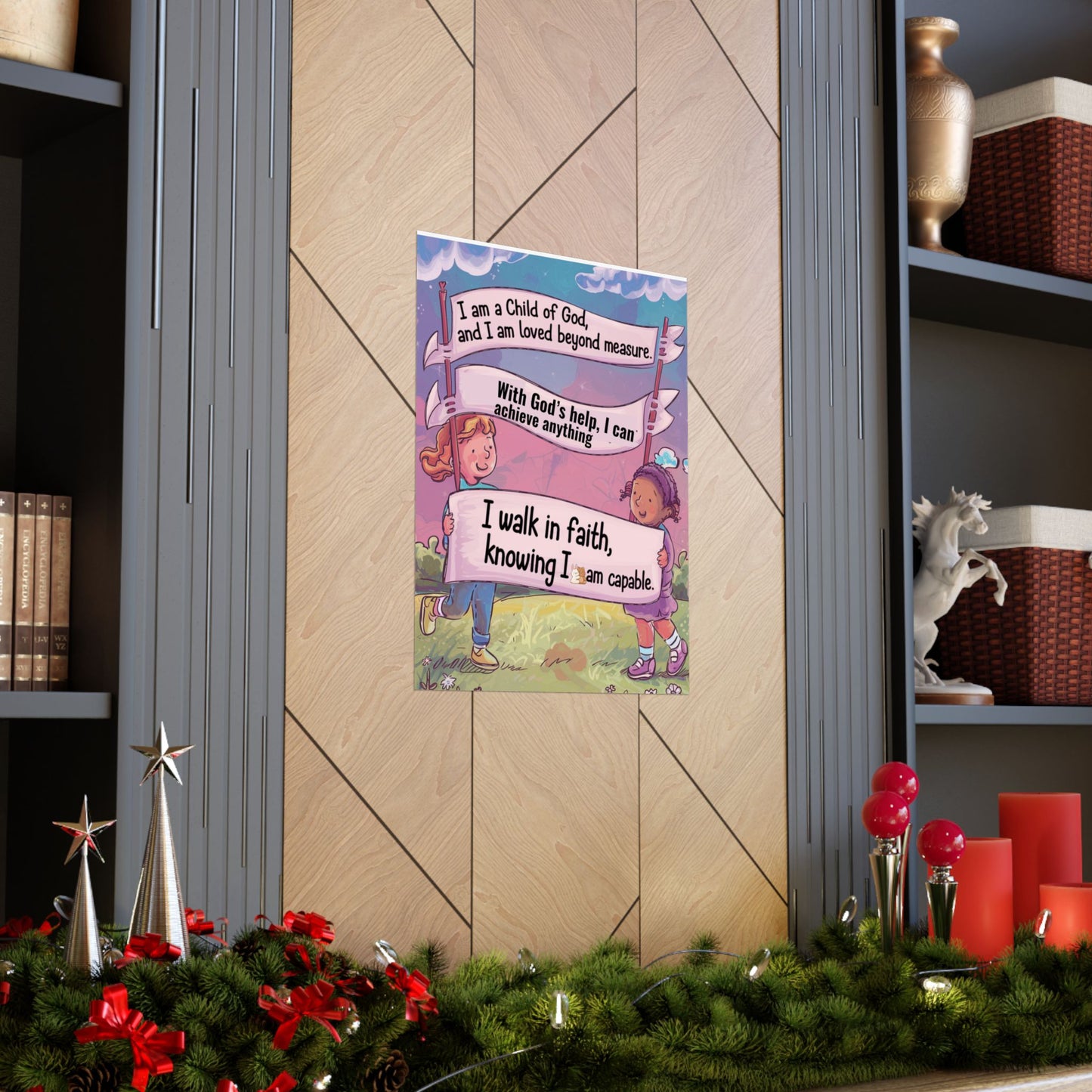 Faith and Encouragement Poster for Kids