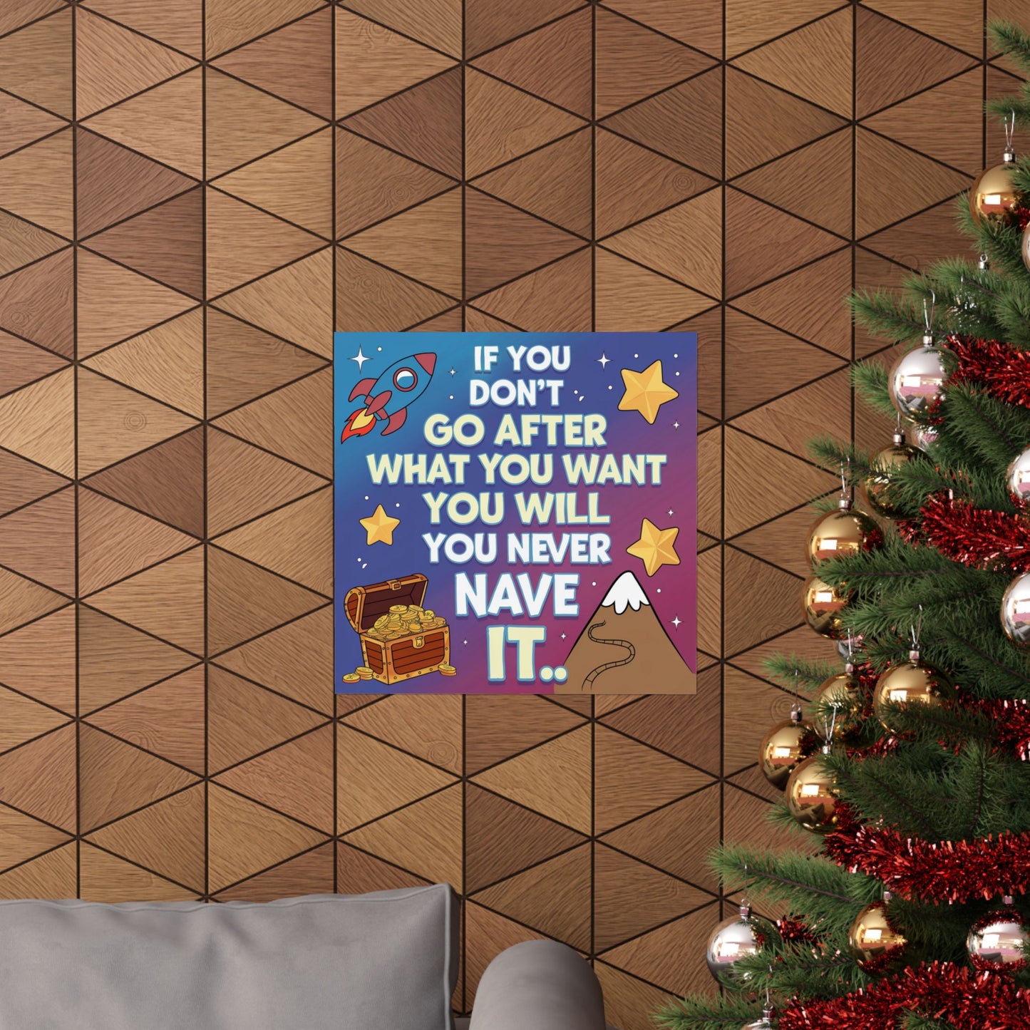 Dream Big Motivational Poster for Kids
