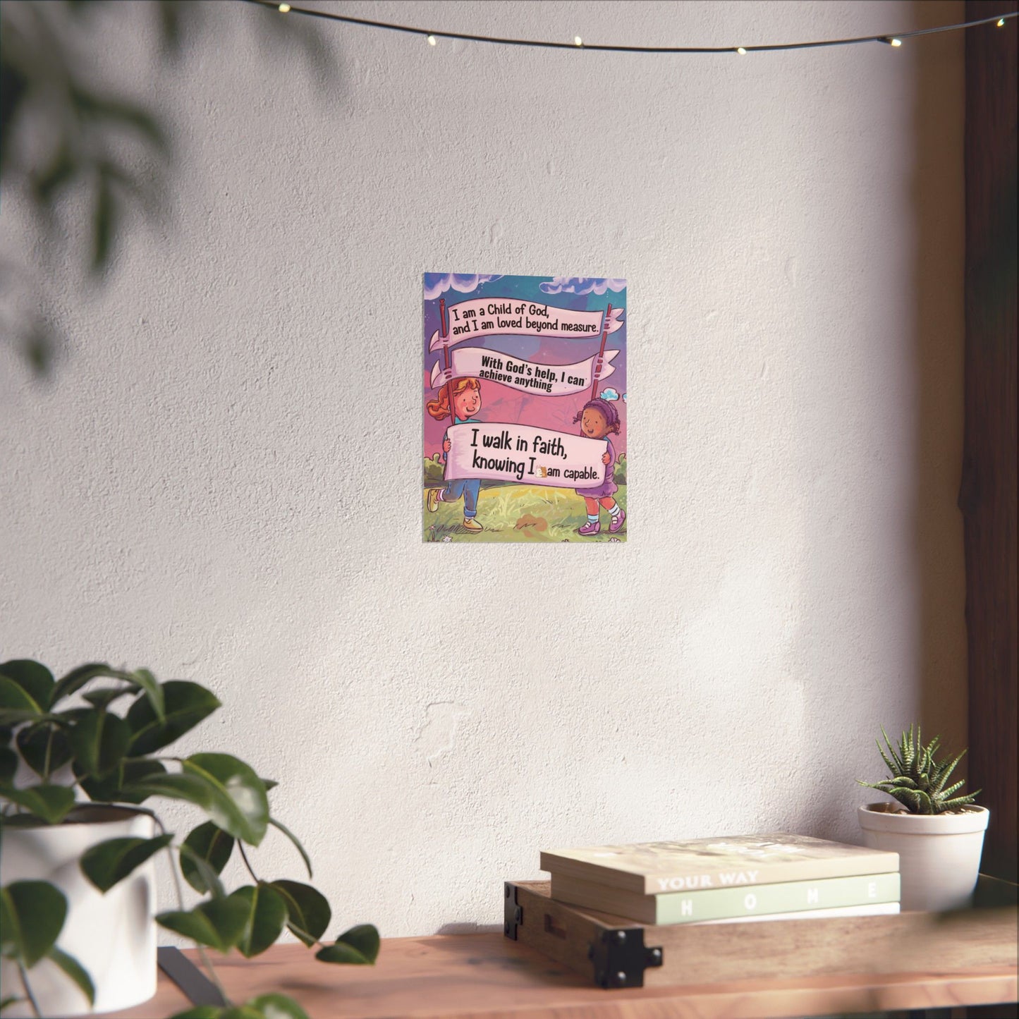 Faith and Encouragement Poster for Kids