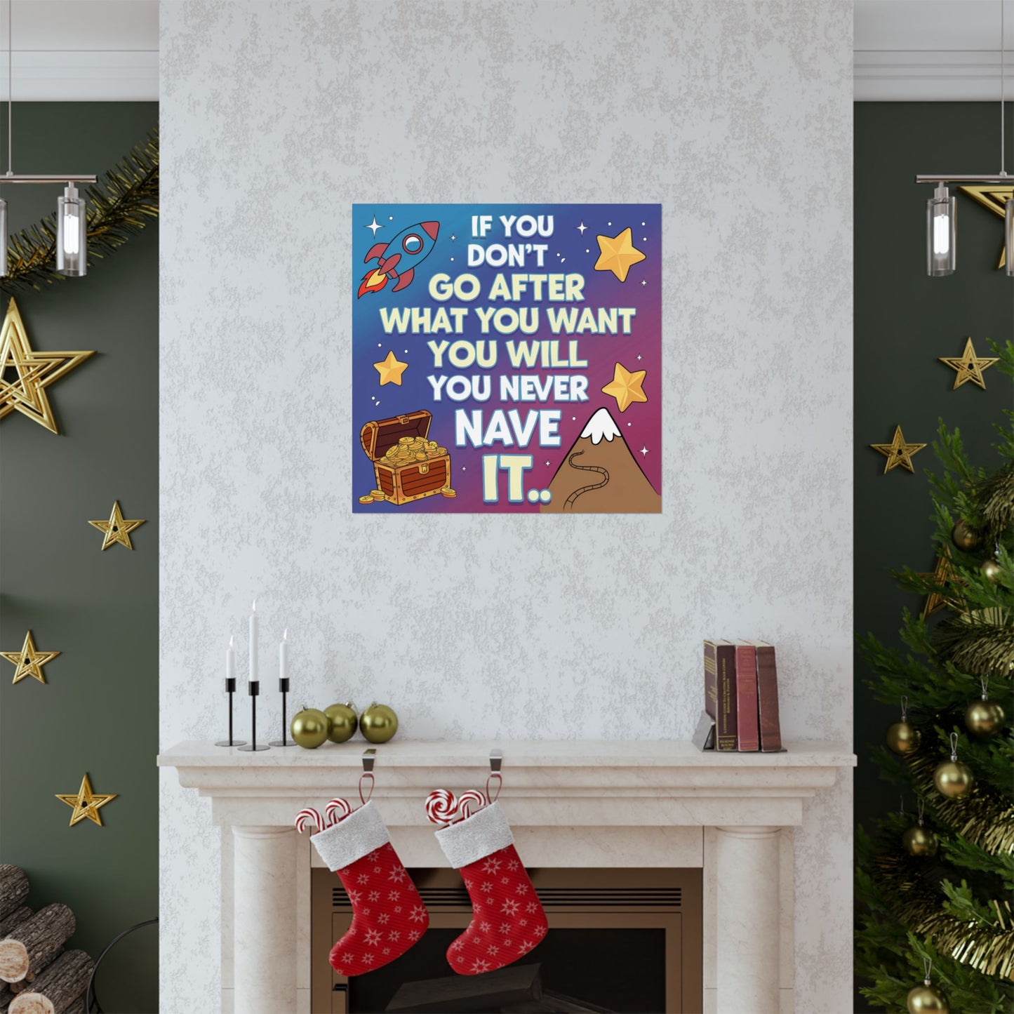 Dream Big Motivational Poster for Kids