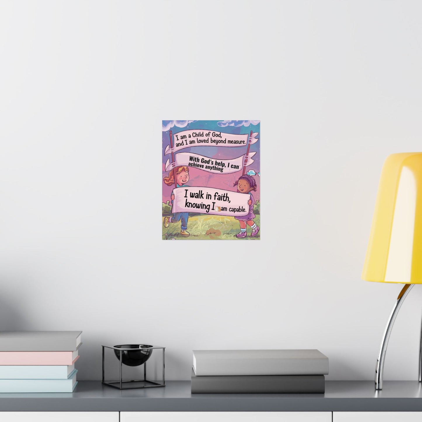 Faith and Encouragement Poster for Kids