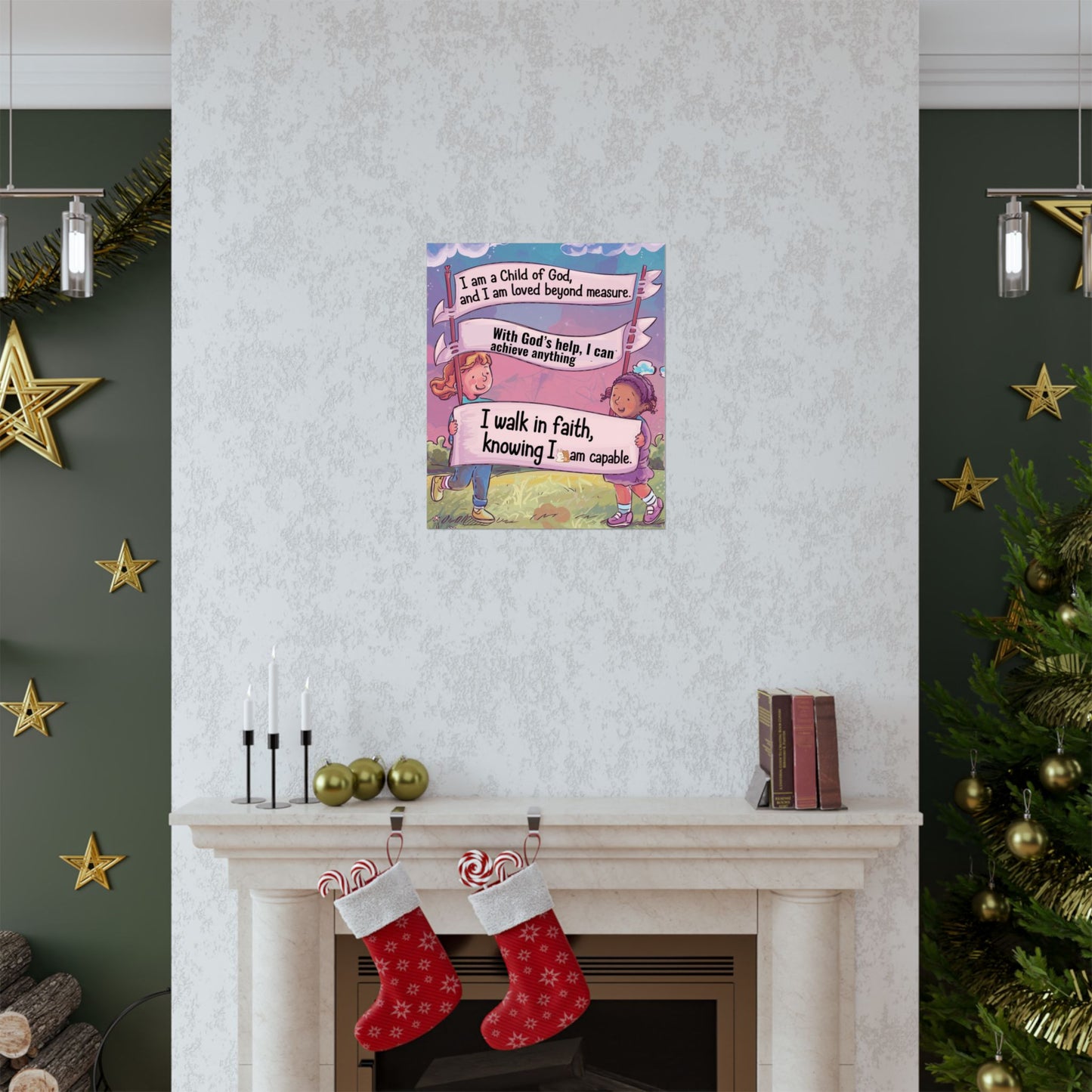 Faith and Encouragement Poster for Kids