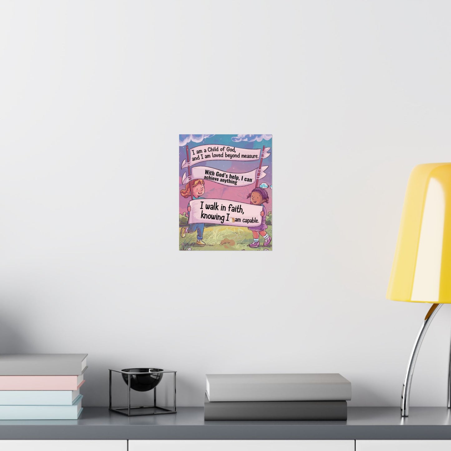 Faith and Encouragement Poster for Kids