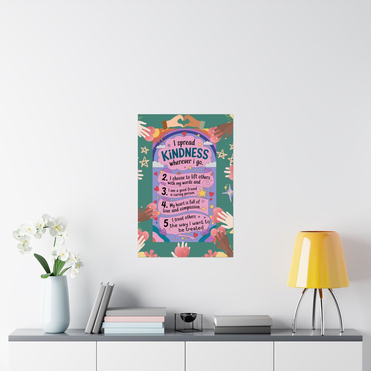 Kindness Affirmation Poster for Kids