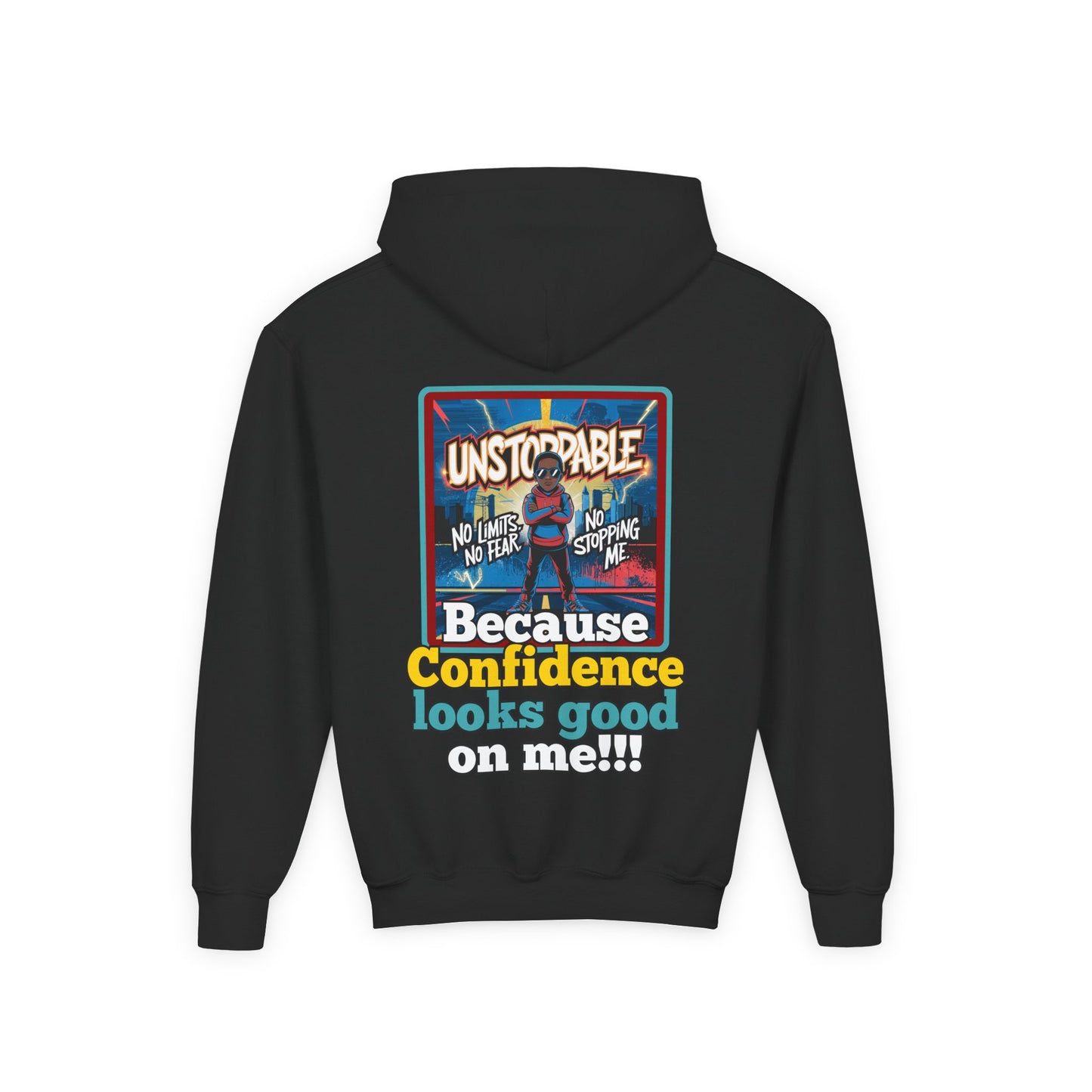 UNSTOPPABLE Youth' Hoodie – Confidence Looks Good on Them!