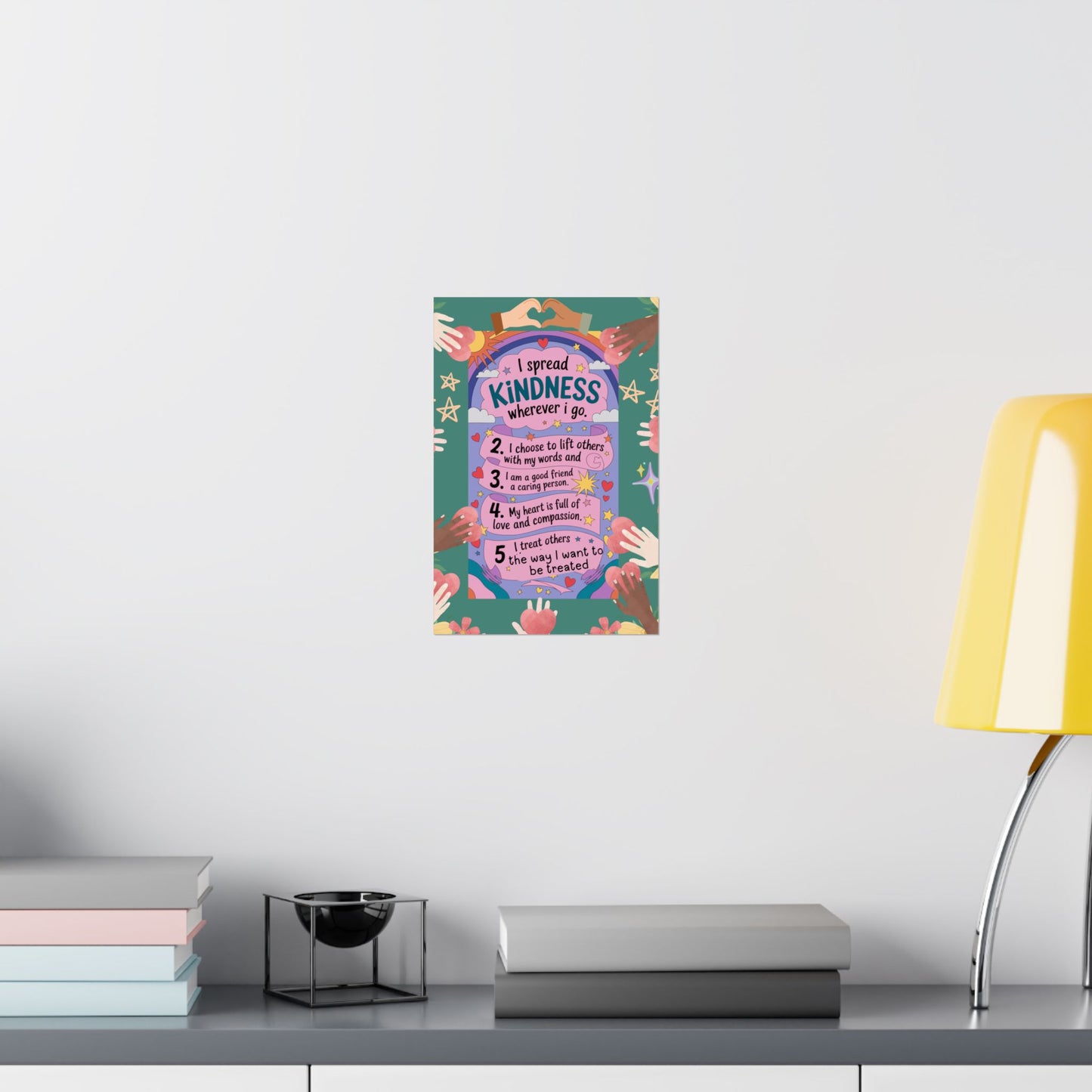 Kindness Affirmation Poster for Kids