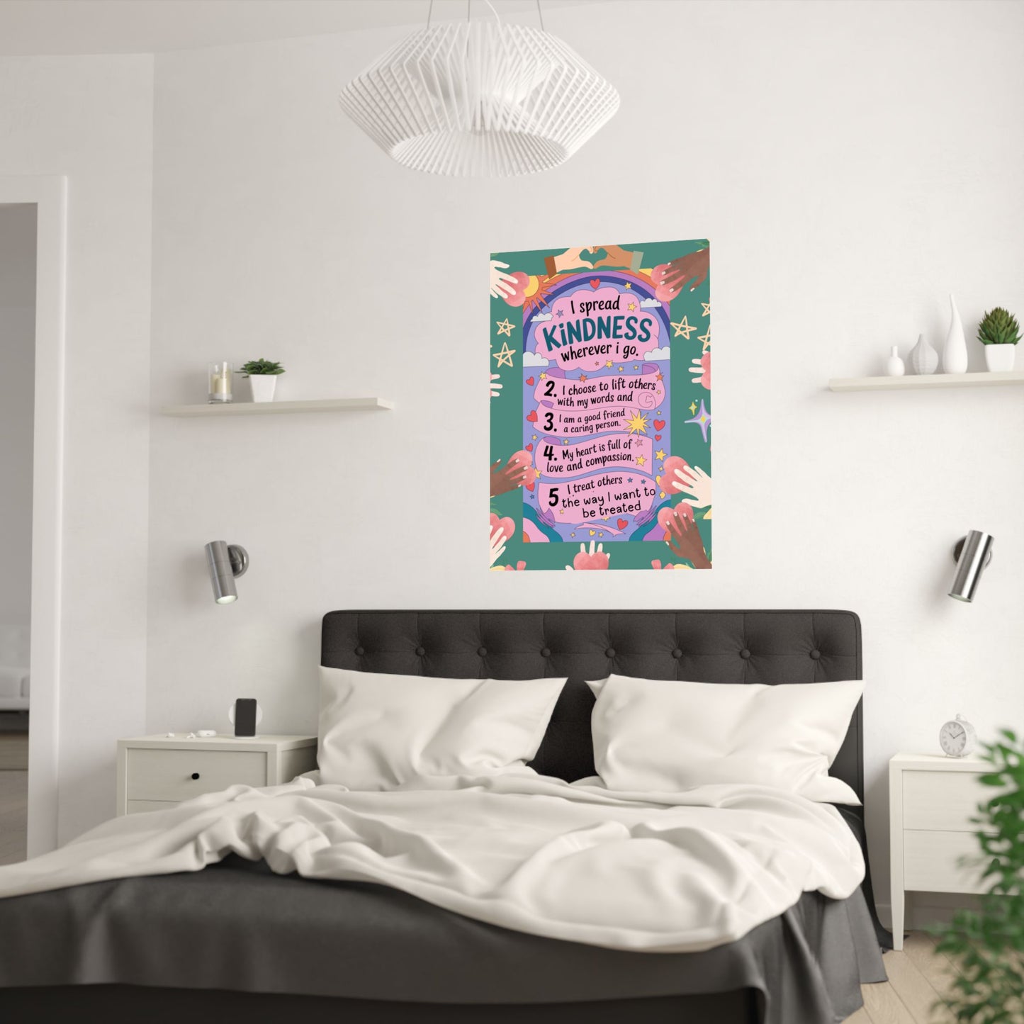Kindness Affirmation Poster for Kids