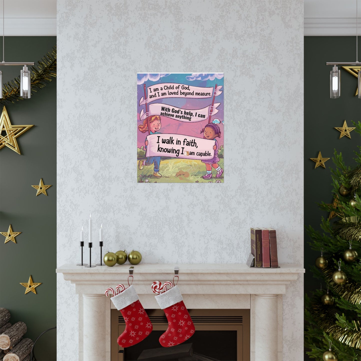 Faith and Encouragement Poster for Kids
