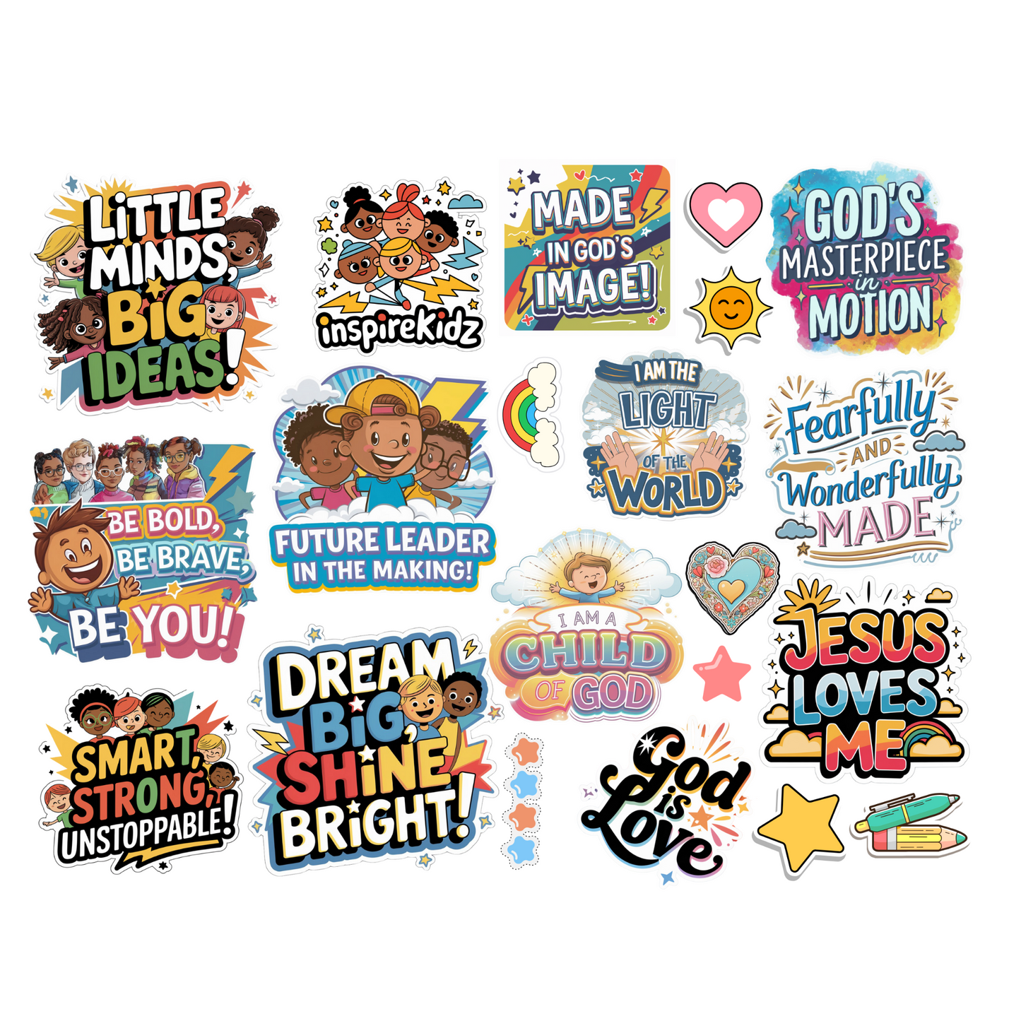 ✨ Faith & Confidence Affirmation Stickers ✨