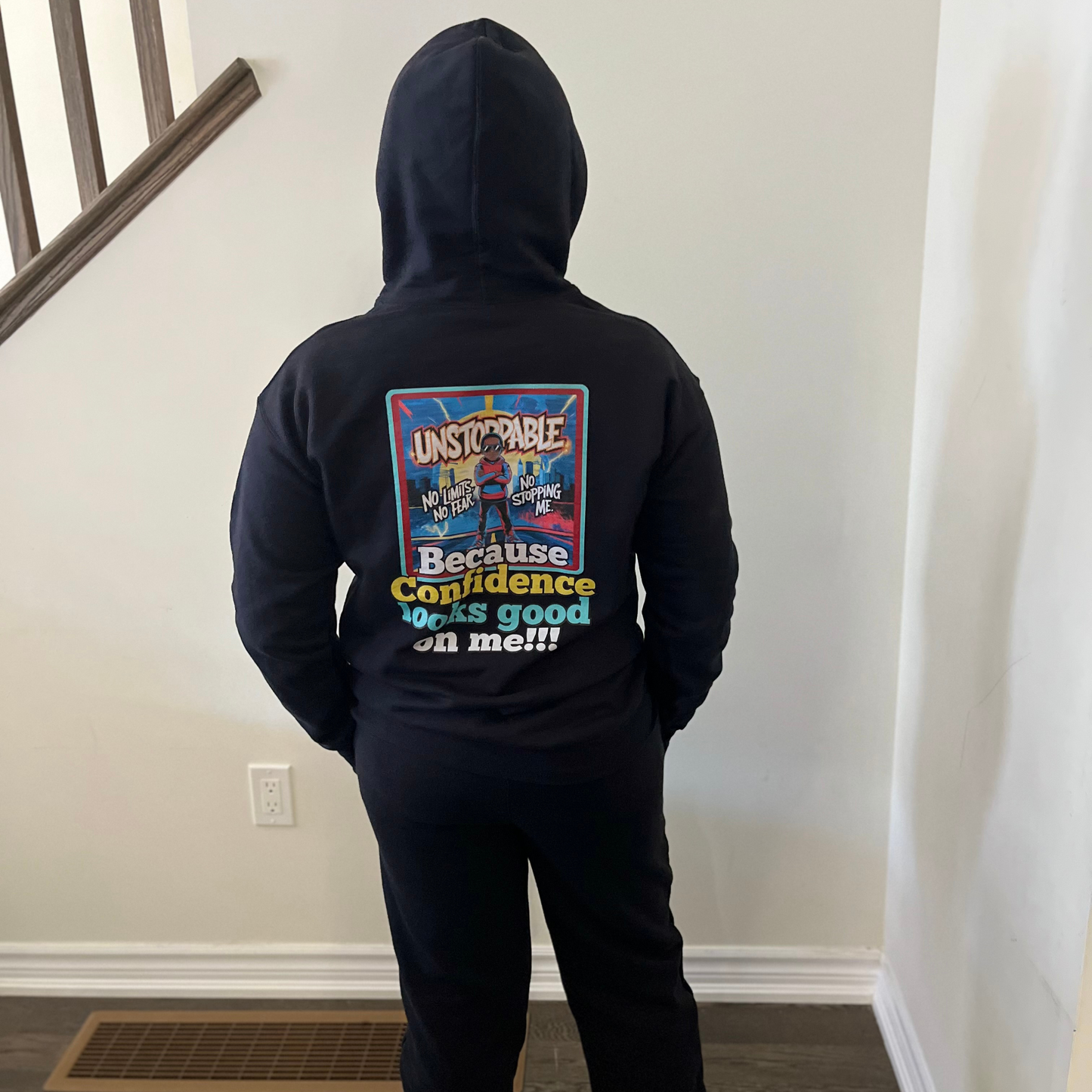 UNSTOPPABLE Youth' Hoodie – Confidence Looks Good on Them!