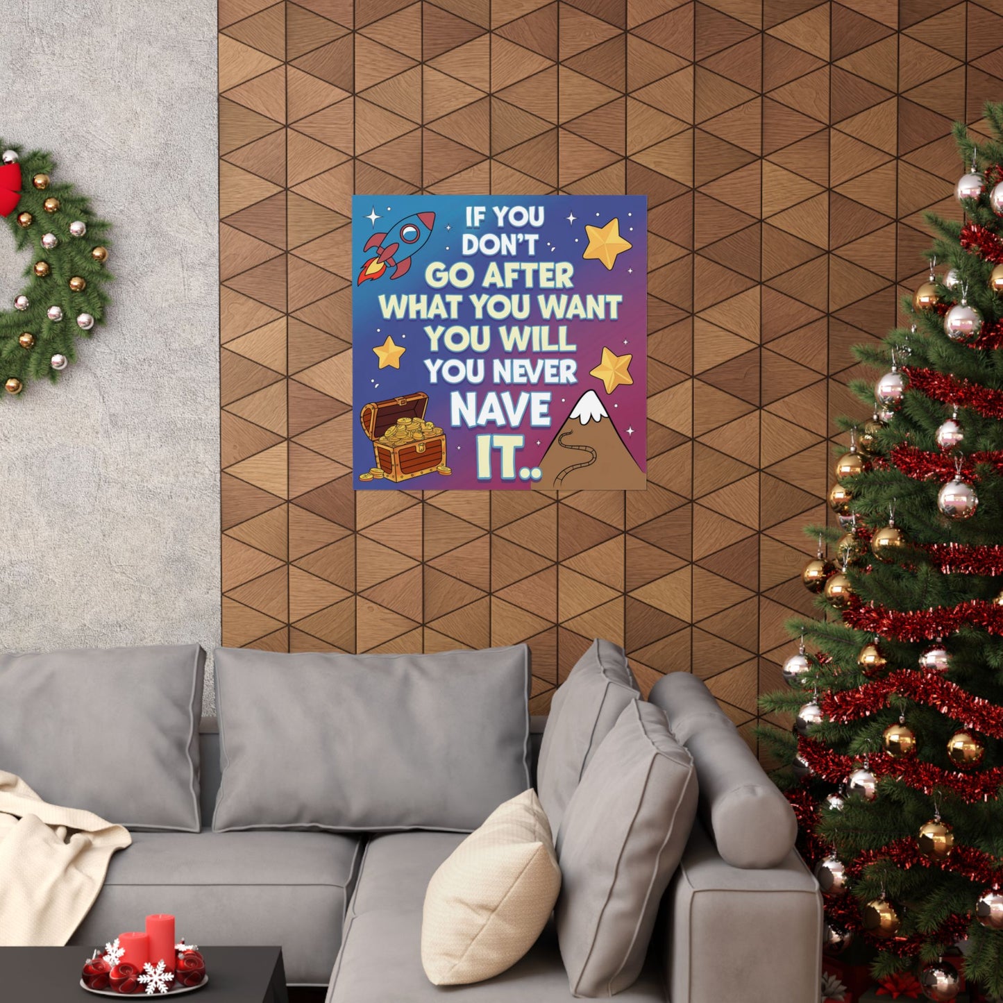 Dream Big Motivational Poster for Kids