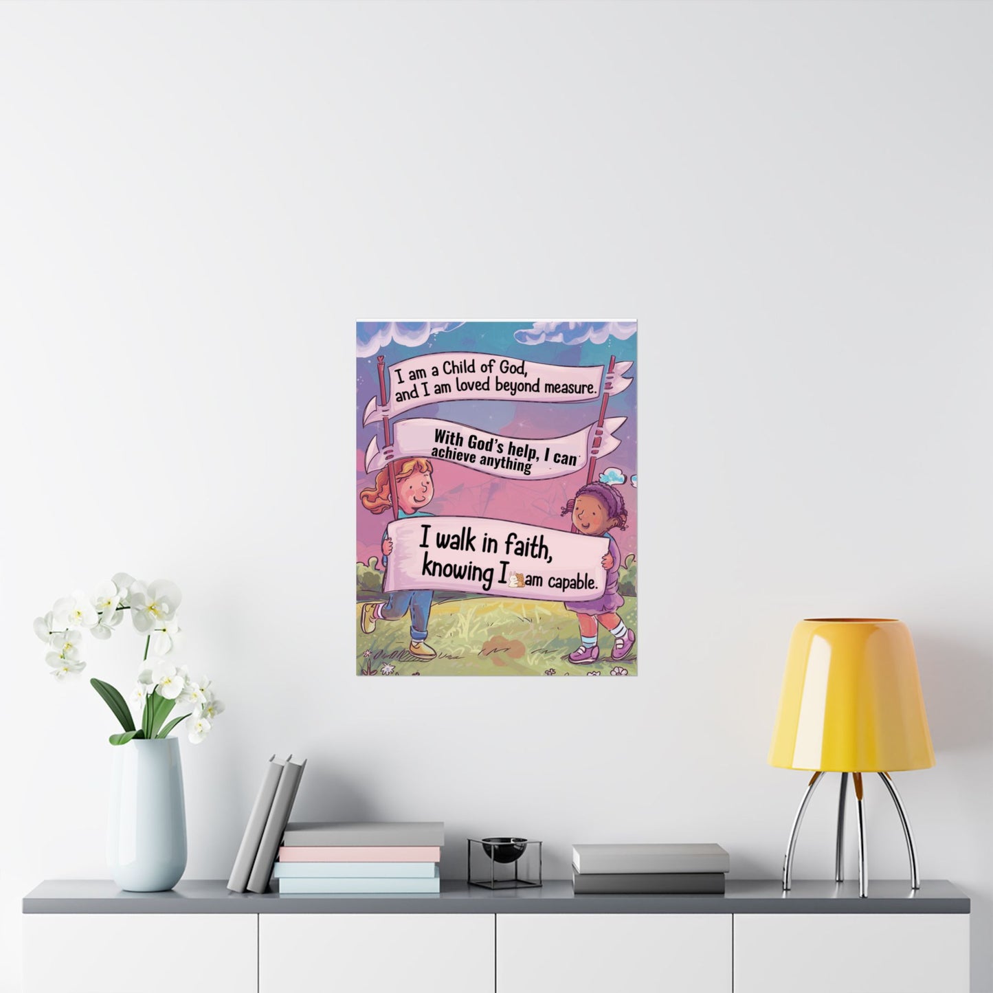 Faith and Encouragement Poster for Kids