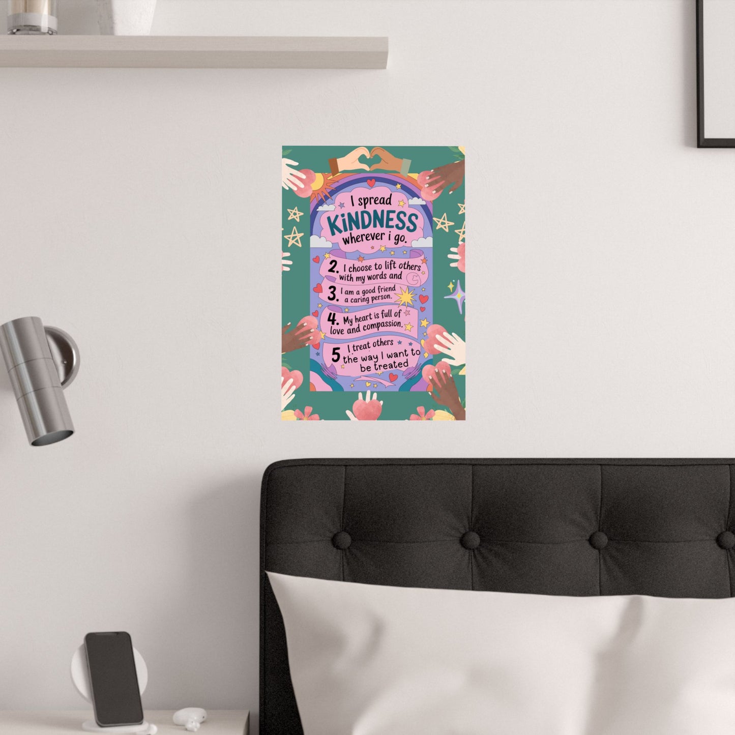 Kindness Affirmation Poster for Kids