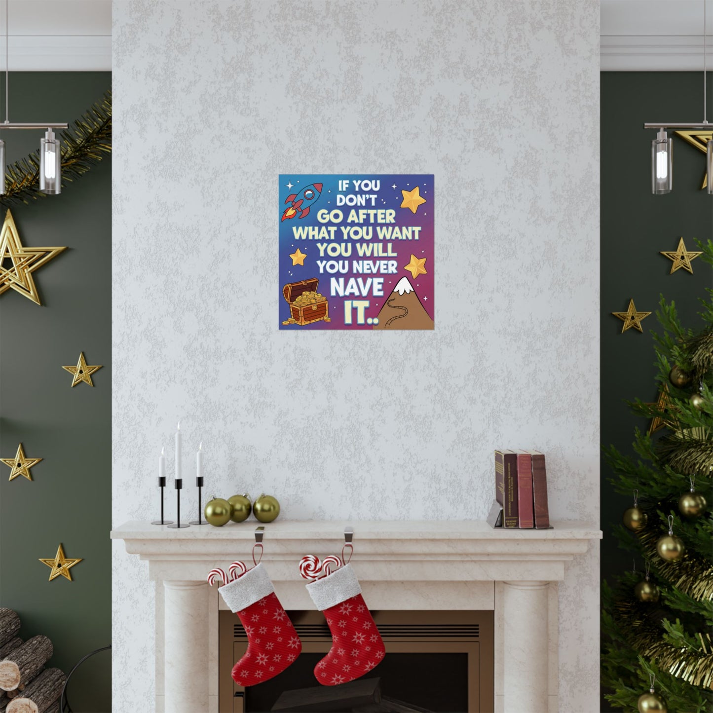 Dream Big Motivational Poster for Kids
