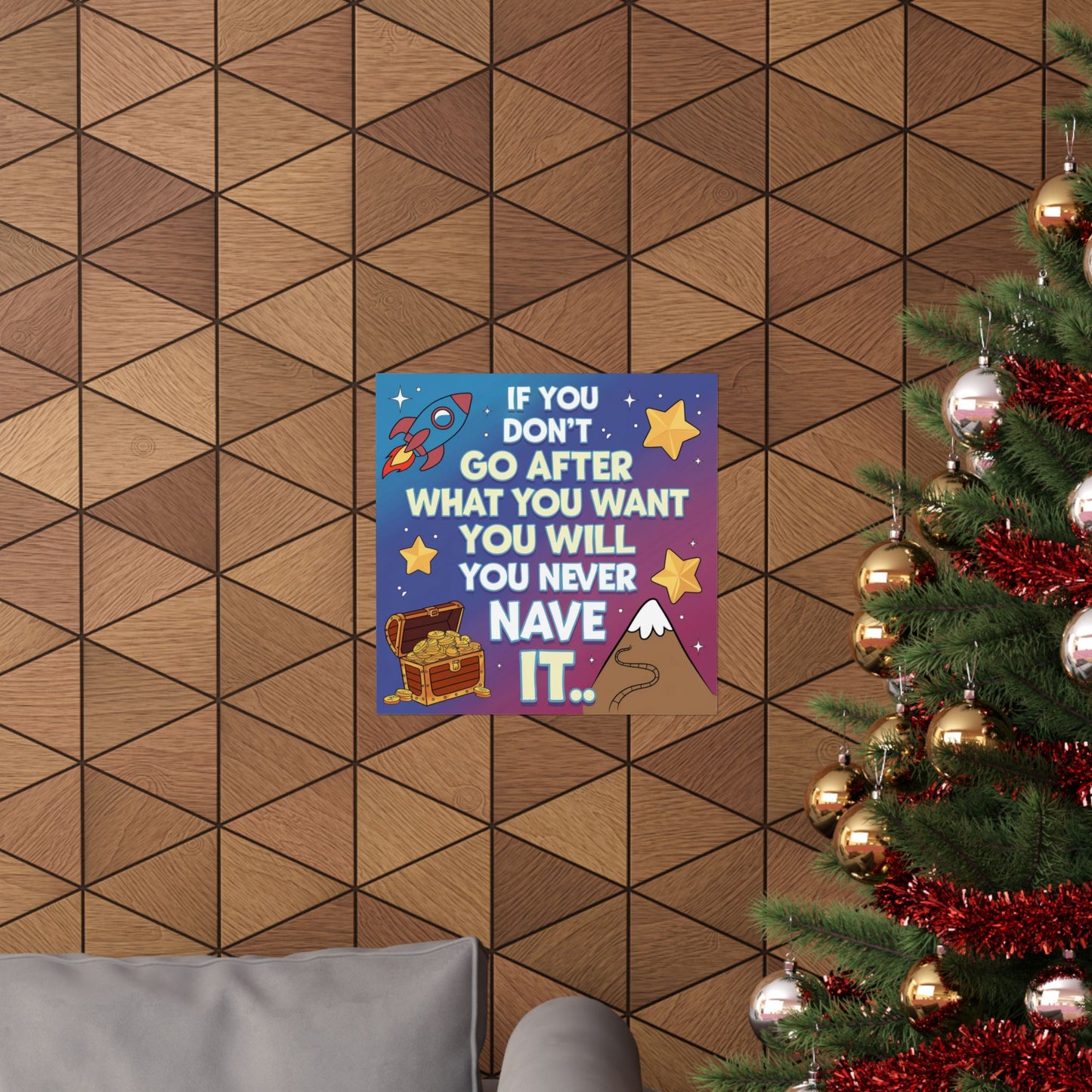 Dream Big Motivational Poster for Kids
