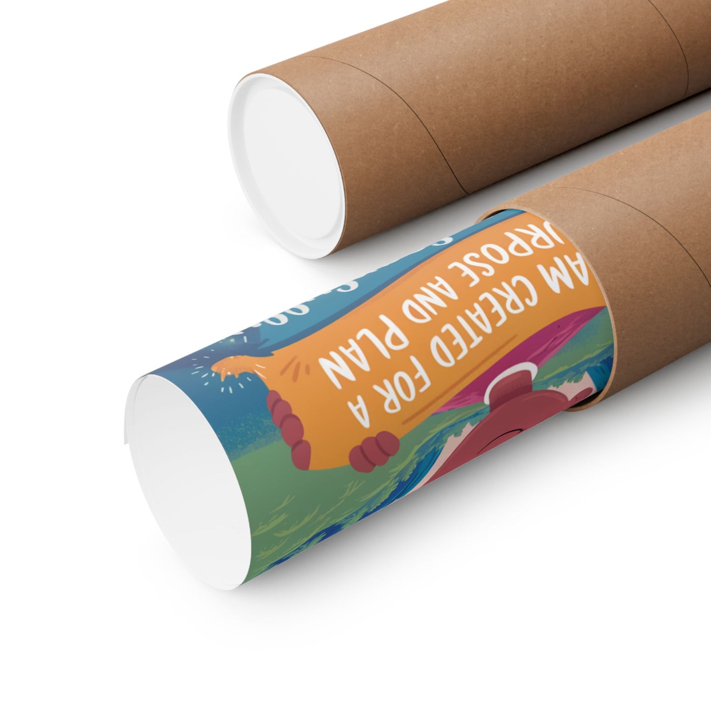 Faith and Purpose Affirmation Poster for Kids