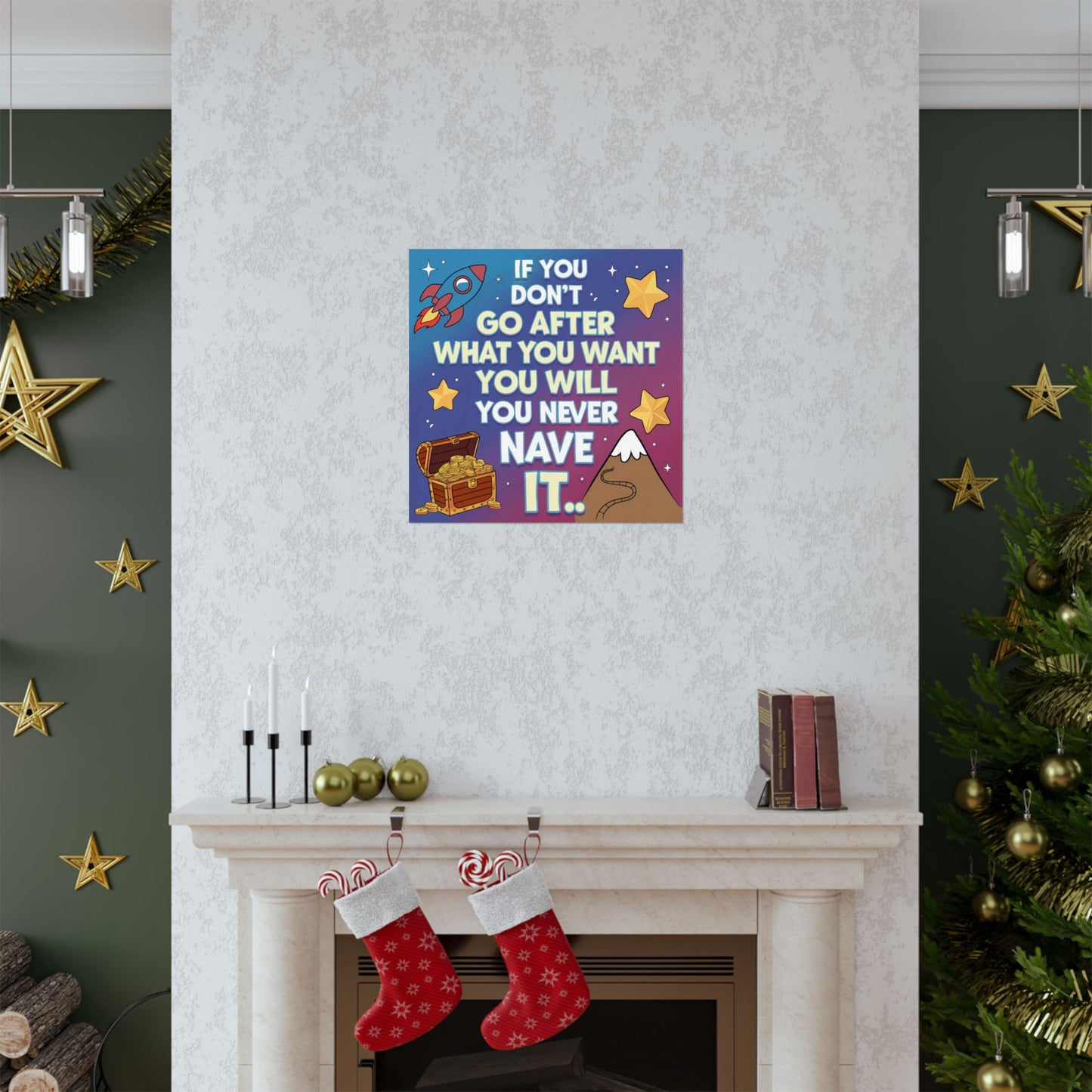 Dream Big Motivational Poster for Kids