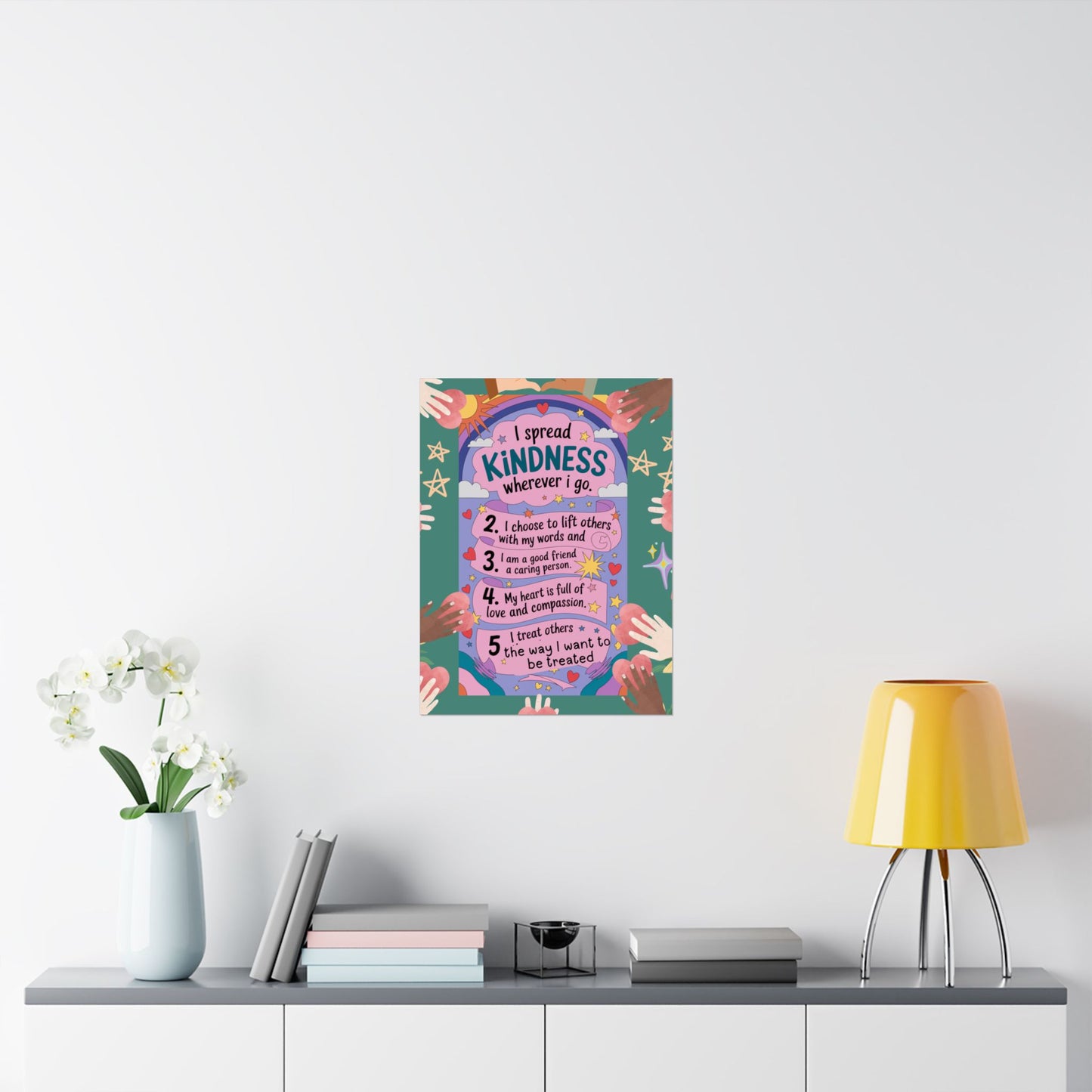 Kindness Affirmation Poster for Kids