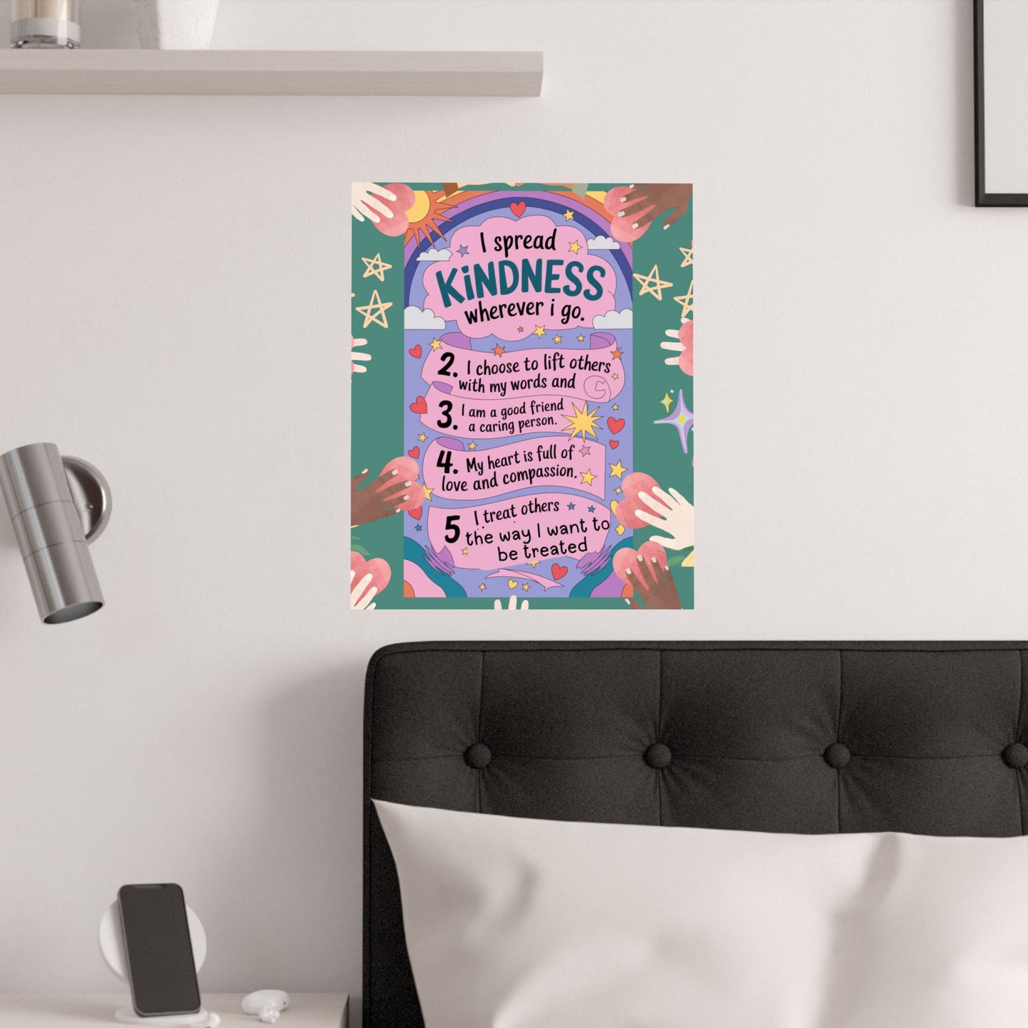 Kindness Affirmation Poster for Kids