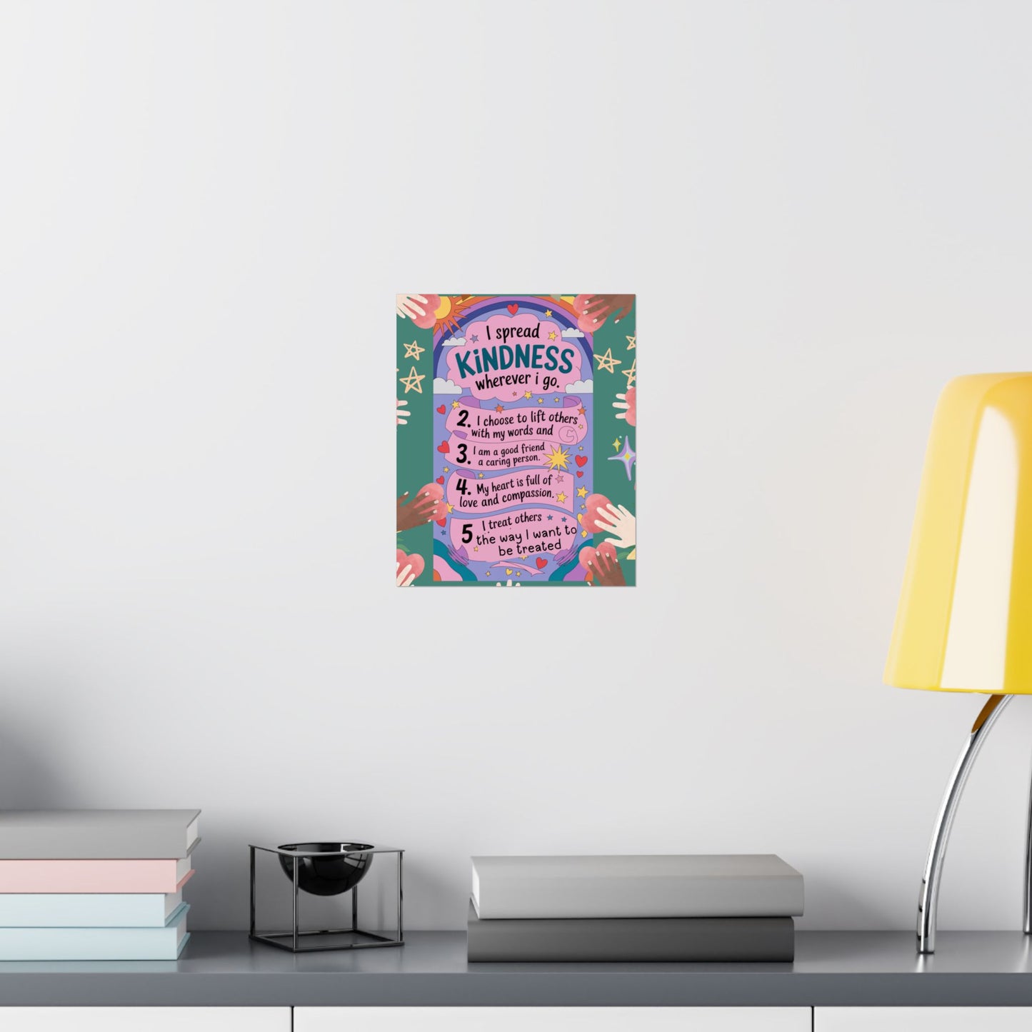 Kindness Affirmation Poster for Kids