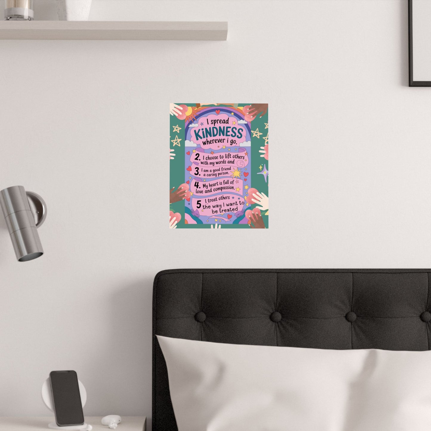Kindness Affirmation Poster for Kids
