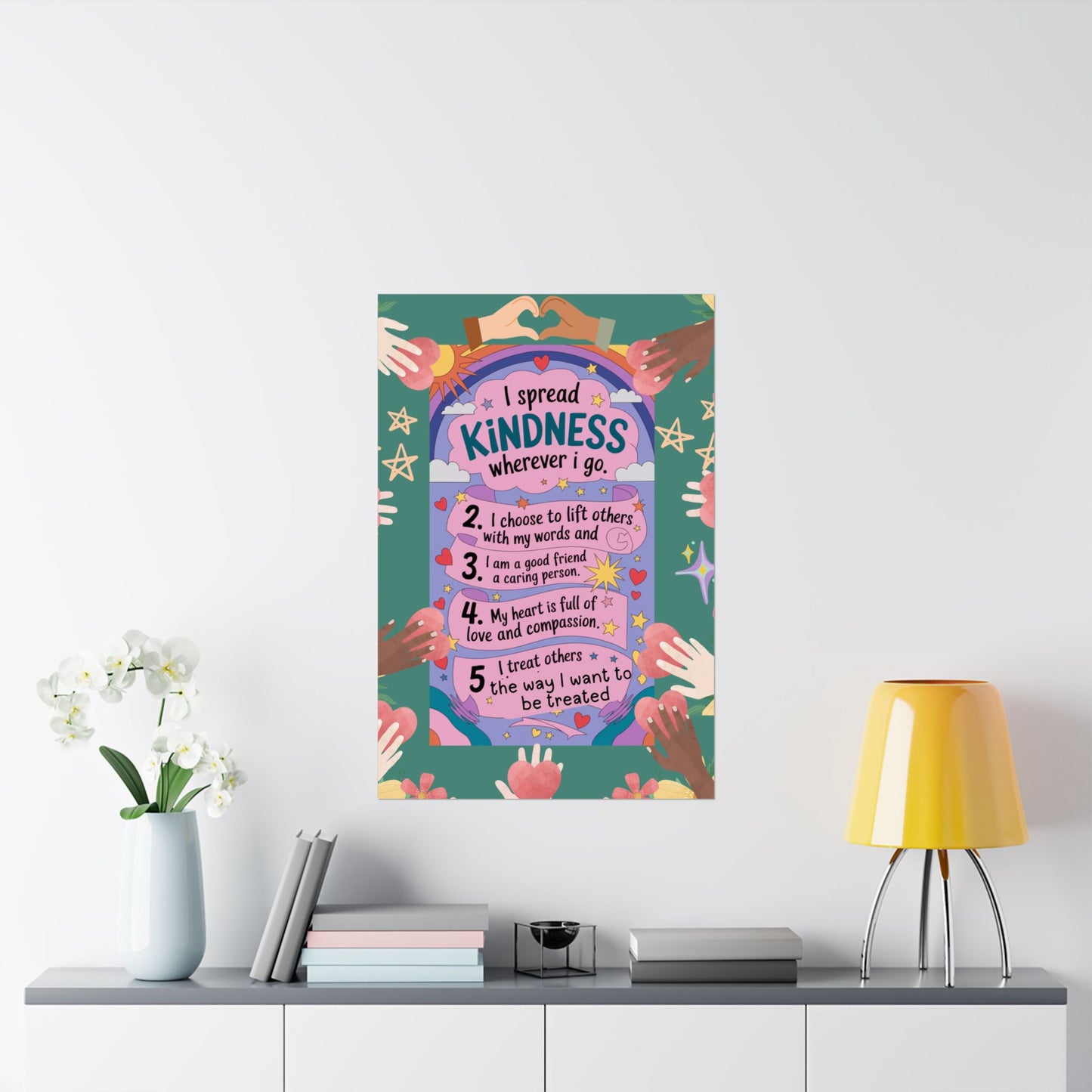 Kindness Affirmation Poster for Kids