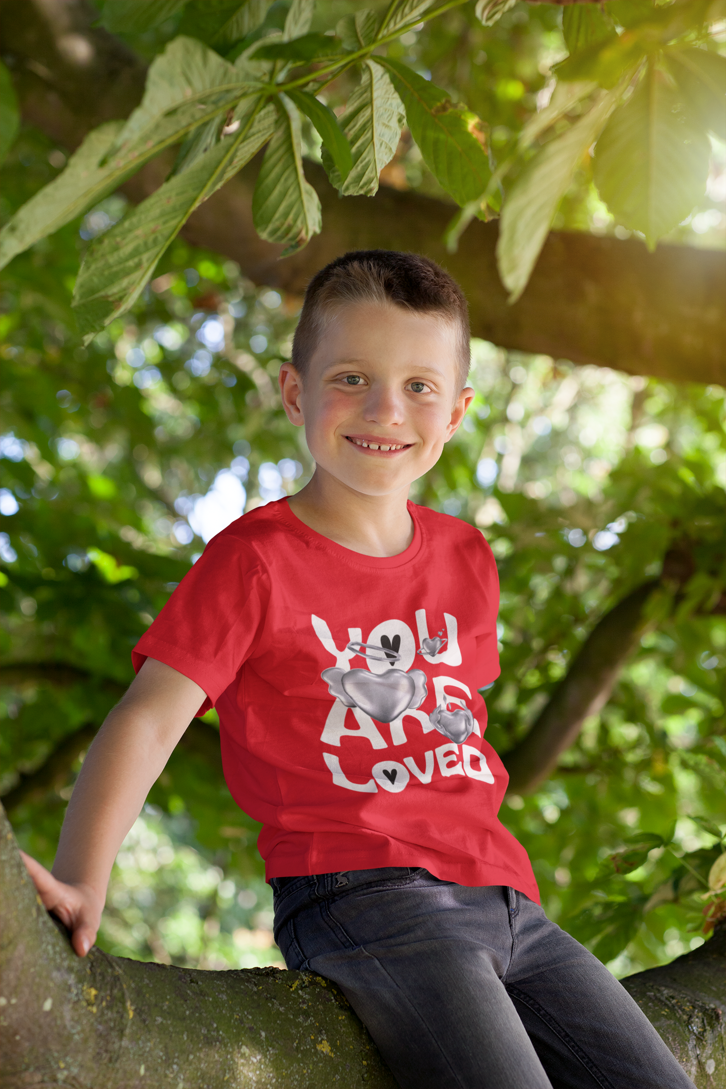 "You Are Loved" Kids Confidence-Boosting Tee