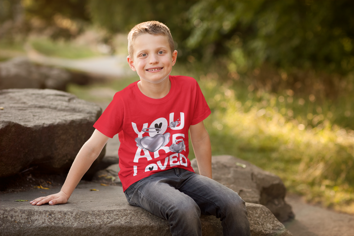 "You Are Loved" Kids Confidence-Boosting Tee