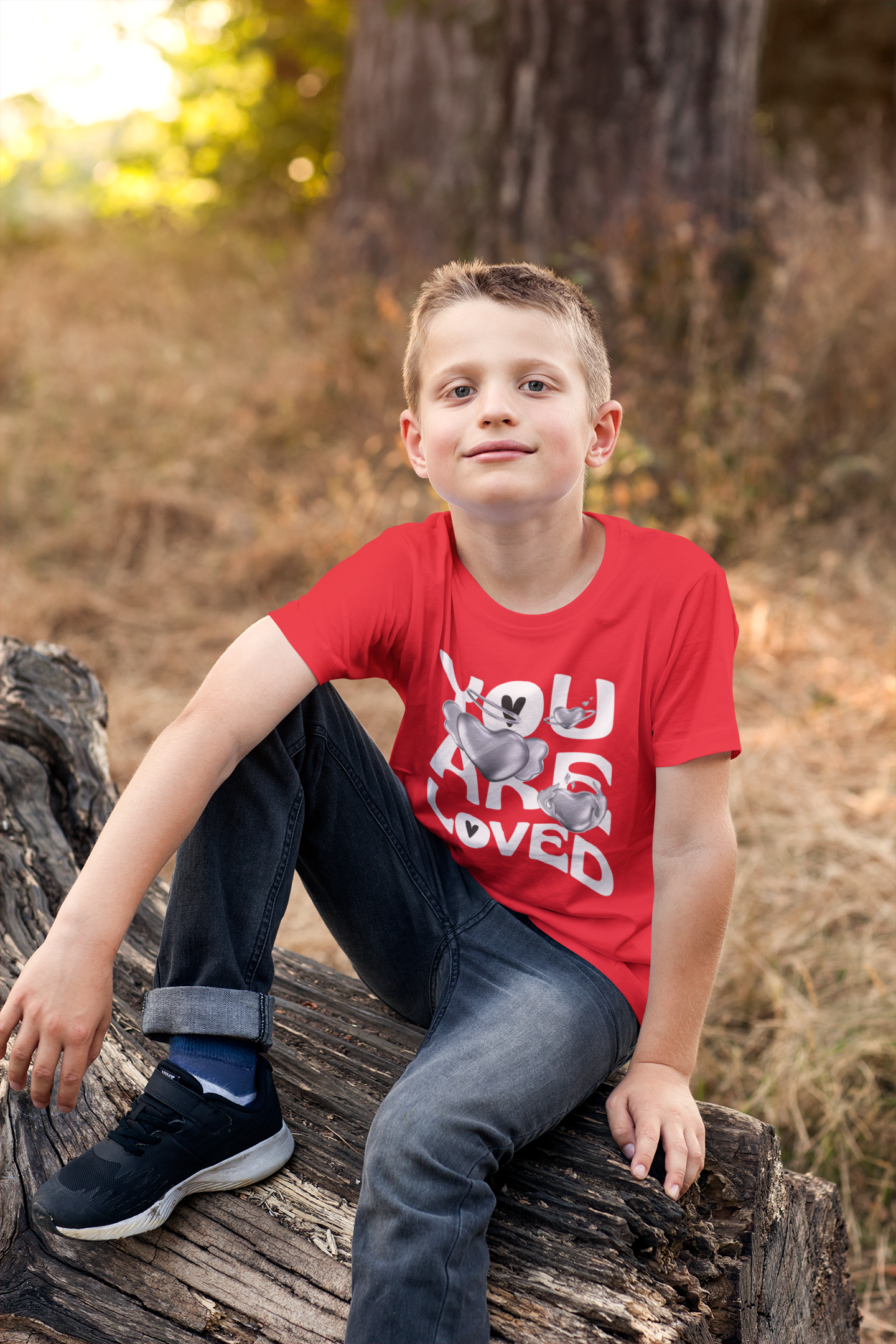 "You Are Loved" Kids Confidence-Boosting Tee