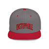 One size / Heather Grey/Red
