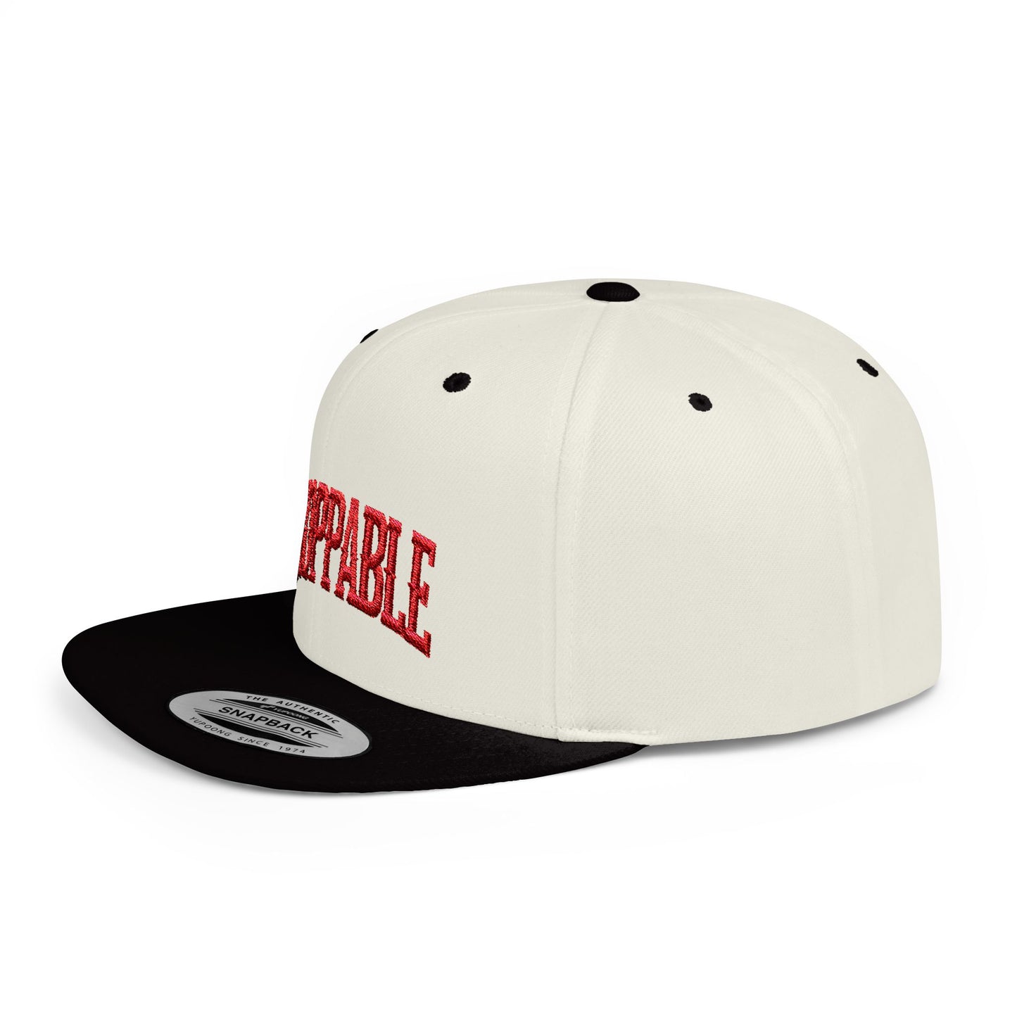 "Unstoppable" Embroidered Snapback Hat