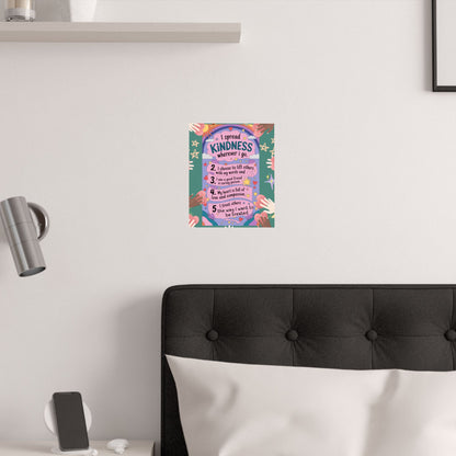 Kindness Affirmation Poster for Kids