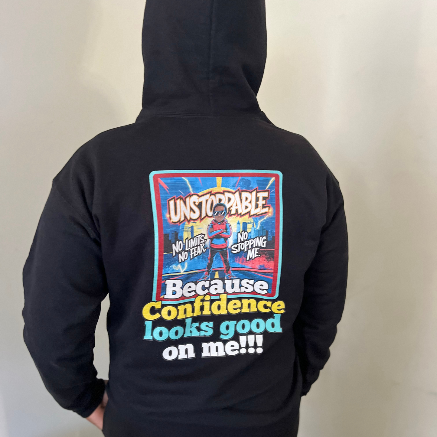 UNSTOPPABLE Youth' Hoodie – Confidence Looks Good on Them!