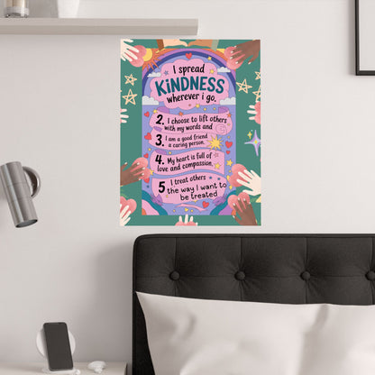 Kindness Affirmation Poster for Kids