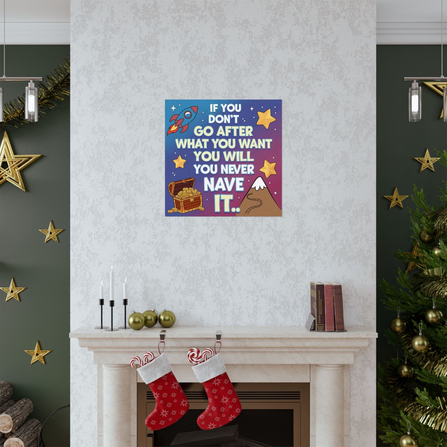 Dream Big Motivational Poster for Kids