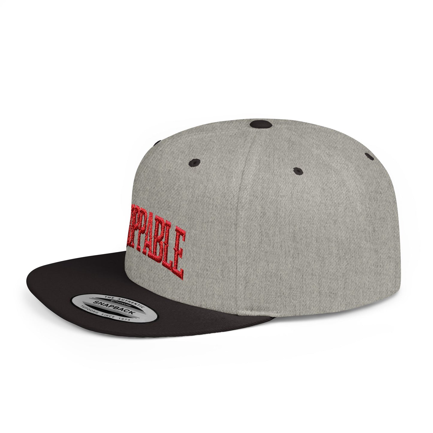 "Unstoppable" Embroidered Snapback Hat