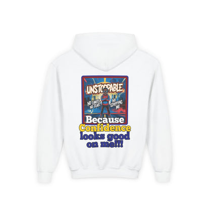 UNSTOPPABLE Youth' Hoodie – Confidence Looks Good on Them!