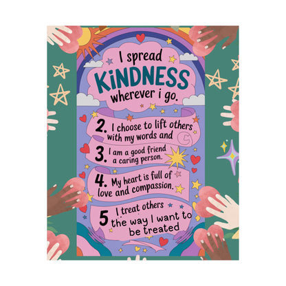 Kindness Affirmation Poster for Kids
